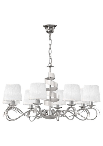 Denis pendant light 8xE14 chromee 80 cm