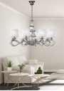 Denis pendant light 8xE14 chromee 80 cm - product image 1