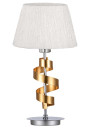Lampa stołowa Denis 1xE27 chromowy + złoty 25 cm
