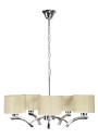 Lampa wisząca Draga 5xE27 kremowy 58 cm