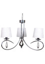 Lampa wisząca Arnika 3xE14 chromowy + biały 66 cm