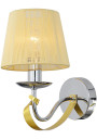 Diva wall light 1xE14 chromee / gold 15 cm