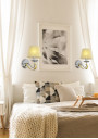 Lampa ścienna Diva 1xE14 chromowy + złoty 15 cm - zdjęcie produktu 1