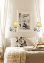Diva wall light 1xE14 chromee / gold 15 cm - product image 2