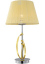 Diva table lamp 1xE27 chromee / gold 23 cm