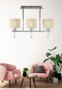 Estera pendant light 3xE14 chromee 62 cm - product image 1