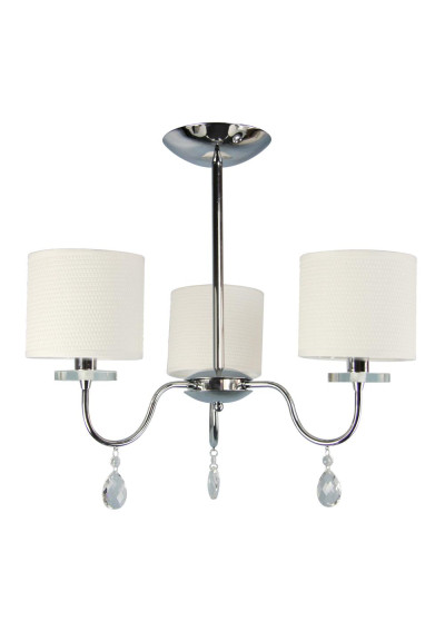 Estera pendant light 3xE14 chromee 58 cm