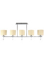 Estera pendant light 5xE14 chromee 112 cm