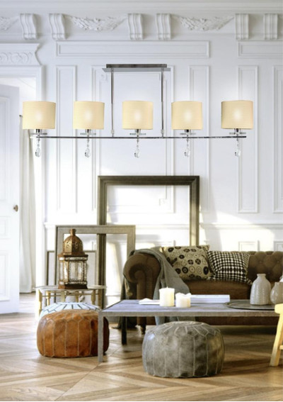 Lampa wisząca Estera 5xE14 chromowy 112 cm - zdjęcie produktu 2