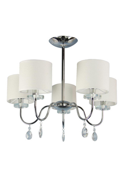 Estera pendant light 5xE14 chromee 58 cm