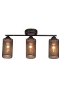 Indira pendant light 3xE14 black 44 cm