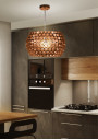 Abros pendant light 1xE27 copper 40 cm - product image 1