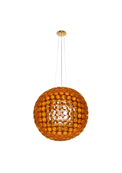 Lampa wisząca Abros 1xE27 miedziany 50 cm