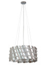 Smile pendant light 1xE27 silver 35 cm