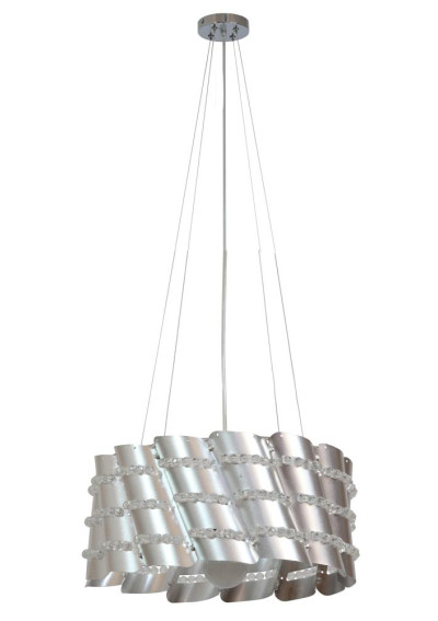 Smile pendant light 1xE27 silver 35 cm