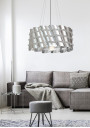 Lampa wisząca Smile 1xE27 srebrny 35 cm - zdjęcie produktu 2