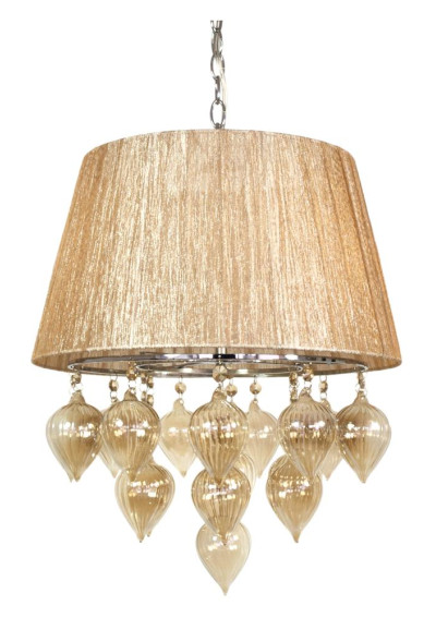 Elissa pendant light 3xE14 szaro beige 40 cm