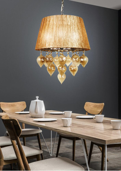 Elissa pendant light 3xE14 szaro beige 40 cm - product image 2