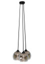 Trio pendant light 3xE27 chromee 40 cm