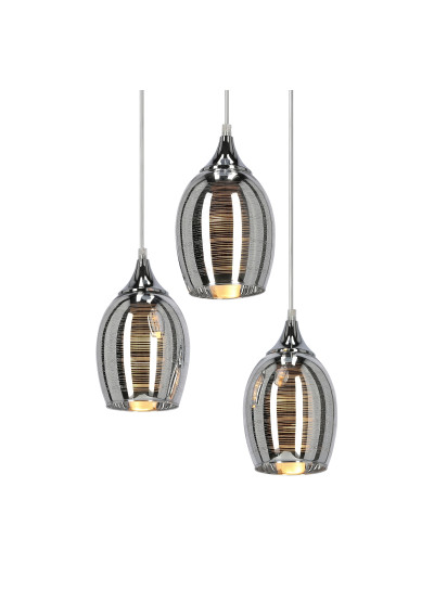Marina pendant light 3xE27 chromee 35 cm - product image 2