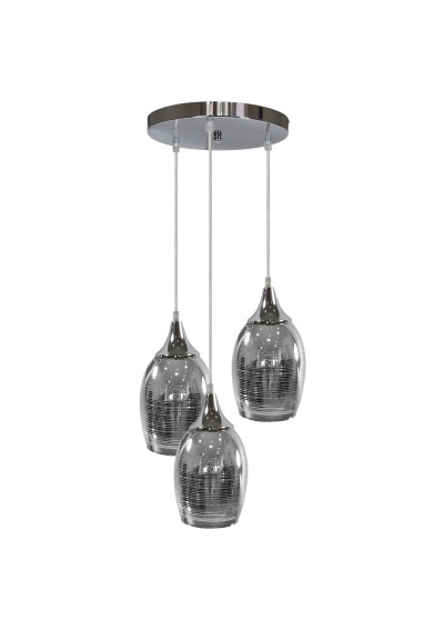 Marina pendant light 3xE27 chromee 35 cm - product image 7