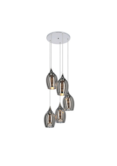 Marina pendant light 5xE27 chromee 35 cm - product image 1