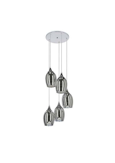 Marina pendant light 5xE27 chromee 35 cm - product image 4