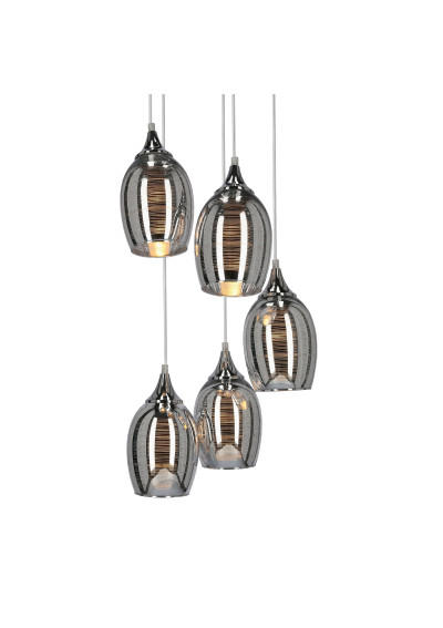 Marina pendant light 5xE27 chromee 35 cm - product image 10