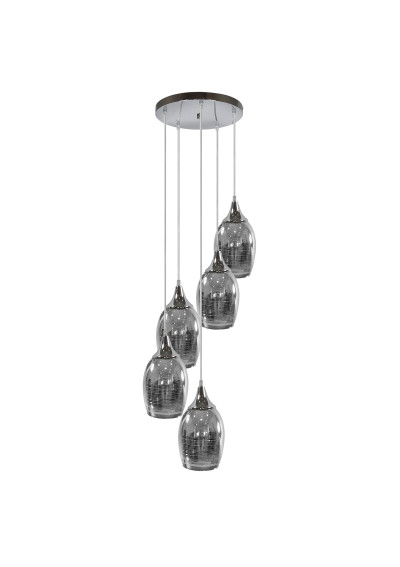 Marina pendant light 5xE27 chromee 35 cm - product image 12