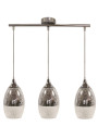 Lampa wisząca Celia 3xE27 srebrny 60 cm