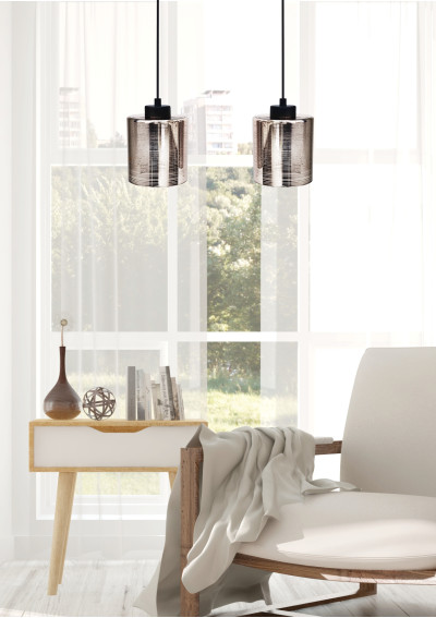 Cox pendant light 2xE27 chromee 45 cm - product image 1