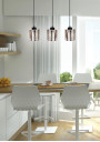 Cox pendant light 3xE27 chromee 54 cm - product image 2