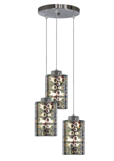 Nocturno pendant light 3xE27 chromee 37 cm