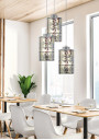 Lampa wisząca Nocturno 3xE27 chromowy 37 cm - zdjęcie produktu 2