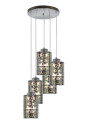 Lampa wisząca Nocturno 5xE27 chromowy 37 cm