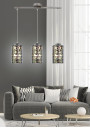 Nocturno pendant light 3xE27 chromee 58 cm - product image 2