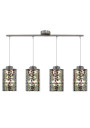 Nocturno pendant light 4xE27 chromee 81 cm