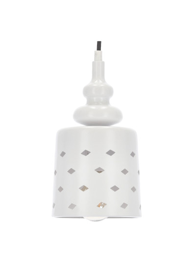 Lampa wisząca Hamp 1xE27 biały 14 cm - zdjęcie produktu 6
