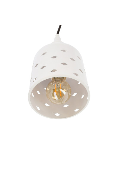 Lampa wisząca Hamp 1xE27 biały 14 cm - zdjęcie produktu 10