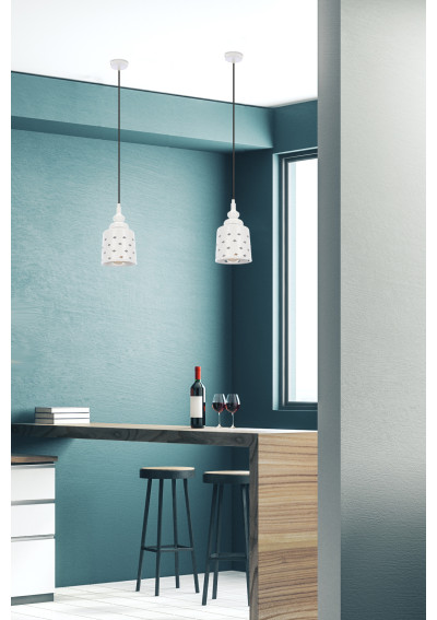 Hamp pendant light 1xE27 white 14 cm - product image 13