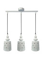 Lampa wisząca Hamp 3xE27 biały 51 cm