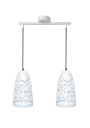 Sabrin pendant light 2xE27 white 40 cm