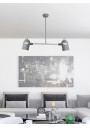 Lampa wisząca Gray 2xE27 szary 92 cm - zdjęcie produktu 3