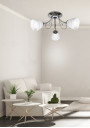 Lampa wisząca Simpli 3xE27 chromowy 54 cm - zdjęcie produktu 1