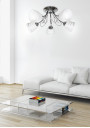 Simpli pendant light 5xE27 chromee 54 cm - product image 1