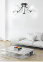 Simpli pendant light 5xE27 chromee 54 cm - product image 11