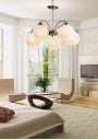 Tobago pendant light 5xE27 chromee 52 cm - product image 2