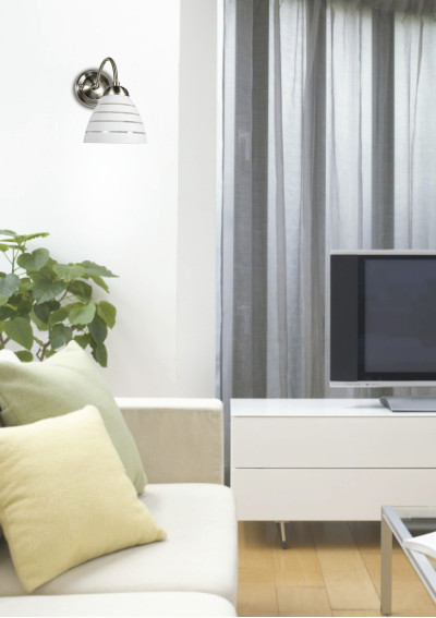 Lampa ścienna Uli 1xE27 satynowy 23 cm - zdjęcie produktu 1