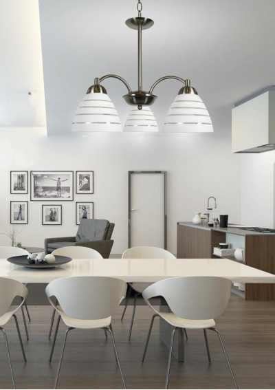 Lampa wisząca Uli 3xE27 satynowy 45 cm - zdjęcie produktu 2