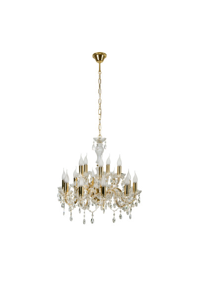 Maria pendant light 5xE14 gold 62 cm